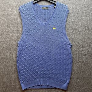 Vintage Bobby Jones Collection Golf Sweater Vest Mens XL Masters 100% cotton